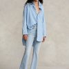 AZURE Ralph Lauren Sharona Crop Flare Jeans für Damen