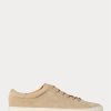 Beige Ralph Lauren Jermain Wildleder-Sneaker für Herren