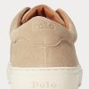 Beige Ralph Lauren Jermain Wildleder-Sneaker für Herren
