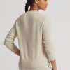 Beige Ralph Lauren Kaschmirpullover mit Rundhalsausschnitt für Damen