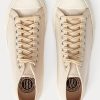 Beige Ralph Lauren Mayport Canvas-Sneakers für Damen