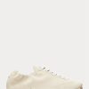 Beige Ralph Lauren The Suede Pony Ballerina-Sneakers für Damen
