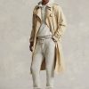 Beige Ralph Lauren Trenchcoats aus Stretch-Baumwolle für Herren