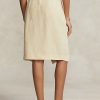 Beige Wickelröcke aus Leinen von Ralph Lauren für Damen