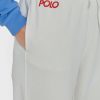 Beigefarbene Jogginghose mit seitlichen Streifen von Ralph Lauren für Damen