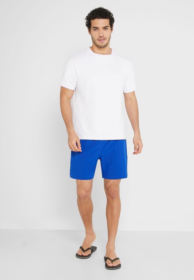 Blaue Badeshorts mit Kordelzug für Herren von Ralph Lauren