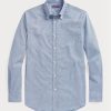 Blaue formelle Hemden aus pflegeleichtem Twill mit Gingham-Muster für Herren von Ralph Lauren