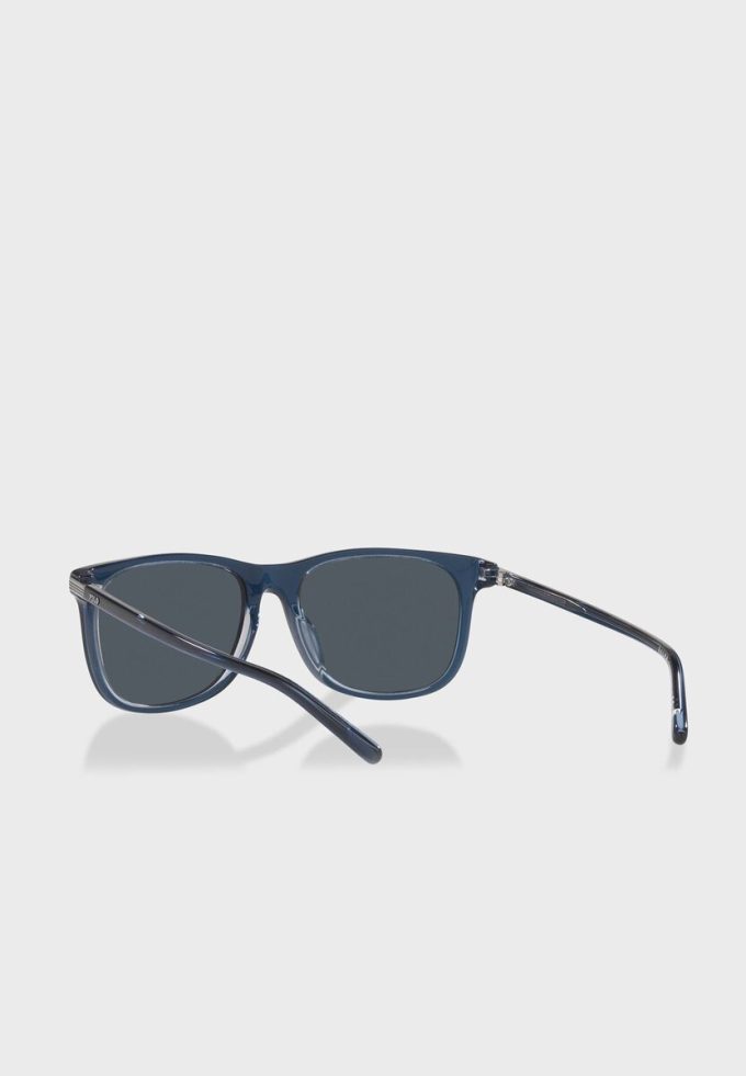 Blaue Herren-Wayfarer-Sonnenbrille Ralph Lauren 0Ph4186U
