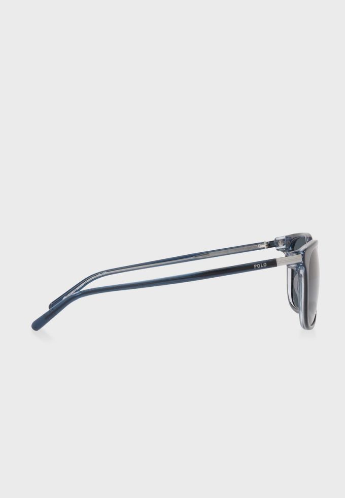 Blaue Herren-Wayfarer-Sonnenbrille Ralph Lauren 0Ph4186U