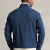 Blaue Herrenjacken aus Leinenmischung mit Fischgrätenmuster von Ralph Lauren