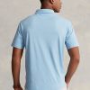 Blaue Poloshirts aus Baumwolle und Leinen im Classic Fit von Ralph Lauren für Herren