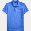 Blaue Poloshirts aus Mesh im Classic Fit von Ralph Lauren für Damen