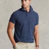Blaue Poloshirts aus Mesh im Slim Fit von Ralph Lauren für Herren