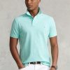 Blaue Poloshirts aus Mesh im Slim Fit von Ralph Lauren für Herren