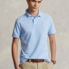 Blaue Poloshirts aus Mesh im Slim Fit von Ralph Lauren für Herren