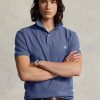 Blaue Poloshirts aus Mesh im Slim Fit von Ralph Lauren für Herren