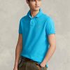 Blaue Poloshirts aus Mesh im Slim Fit von Ralph Lauren für Herren