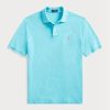 Blaue Poloshirts aus Mesh im Slim Fit von Ralph Lauren für Herren