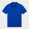 Blaue Poloshirts aus Mesh im Slim Fit von Ralph Lauren für Herren