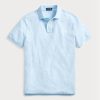 Blaue Poloshirts aus Mesh im Slim Fit von Ralph Lauren für Herren