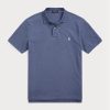 Blaue Poloshirts aus Mesh im Slim Fit von Ralph Lauren für Herren