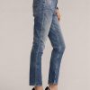 Blaue Ralph Lauren 861 High-Rise Skinny Jeans für Damen
