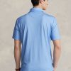 Blaue Ralph Lauren Classic Fit Performance Poloshirts für Herren