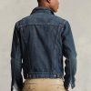 Blaue Ralph Lauren Denim Truckerjacken für Herren