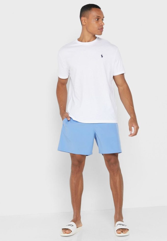 Blaue Ralph Lauren Essential Badeshorts für Herren
