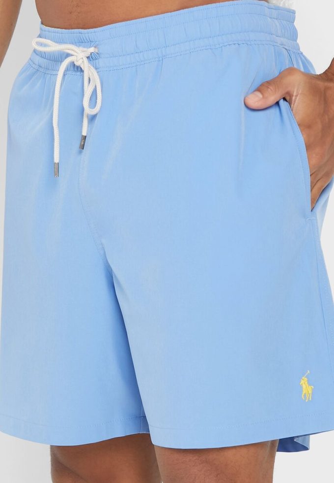Blaue Ralph Lauren Essential Badeshorts für Herren