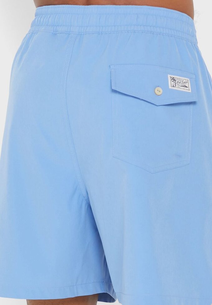 Blaue Ralph Lauren Essential Badeshorts für Herren