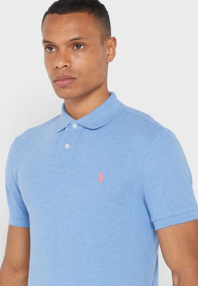 Blaue Ralph Lauren Essential Poloshirts für Herren