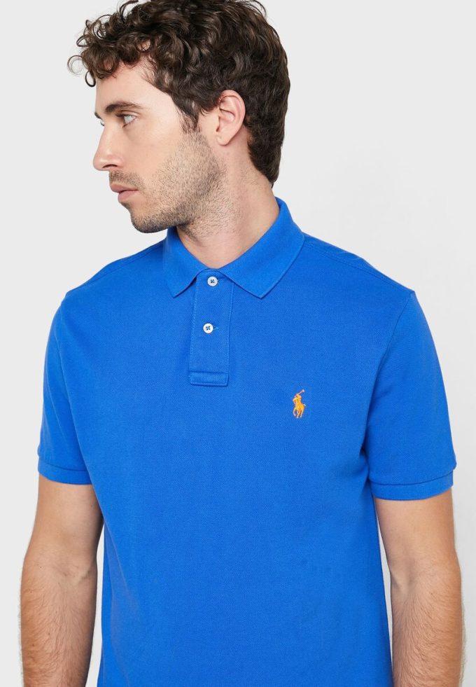 Blaue Ralph Lauren Essential Poloshirts für Herren
