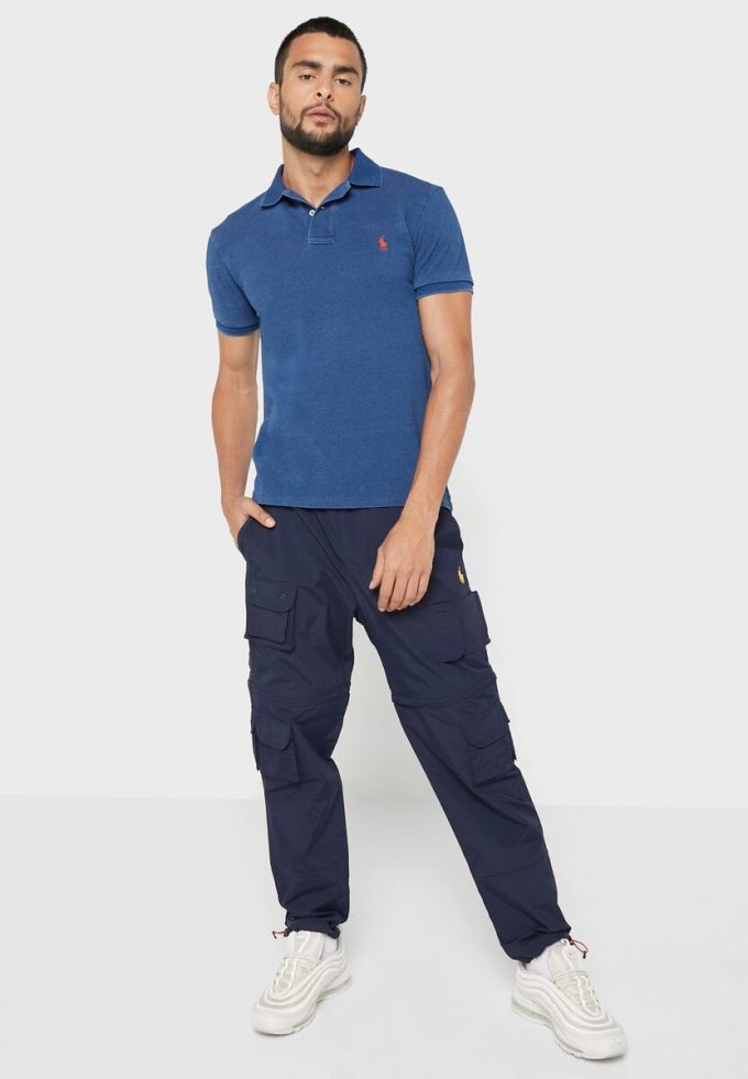 Blaue Ralph Lauren Essential Poloshirts für Herren