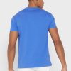 Blaue Ralph Lauren Essential T-Shirts mit Rundhalsausschnitt für Herren