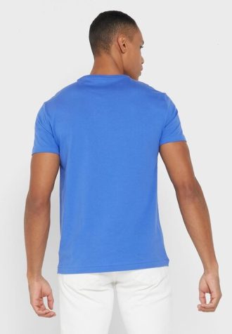 Blaue Ralph Lauren Essential T-Shirts mit Rundhalsausschnitt für Herren