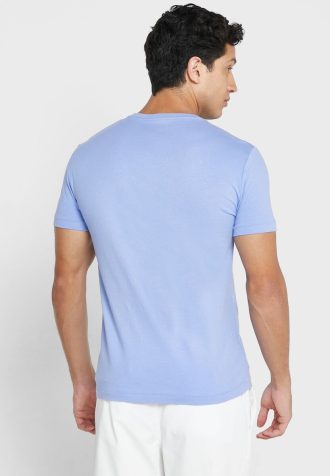 Blaue Ralph Lauren Essential T-Shirts mit Rundhalsausschnitt für Herren