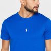 Blaue Ralph Lauren Essential T-Shirts mit Rundhalsausschnitt für Herren