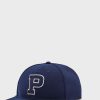 Blaue Ralph Lauren Logo Curved Peak Hüte für Herren