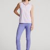 Blaue Ralph Lauren Slim Stretchhose für Damen