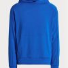 Blauer French Terry-Kapuzenpullover von Ralph Lauren für Herren