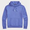 Blauer Ralph Lauren Doppelstrick-Hoodie für Herren
