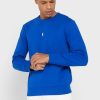 Blaues Ralph Lauren Essential Sweatshirt für Herren