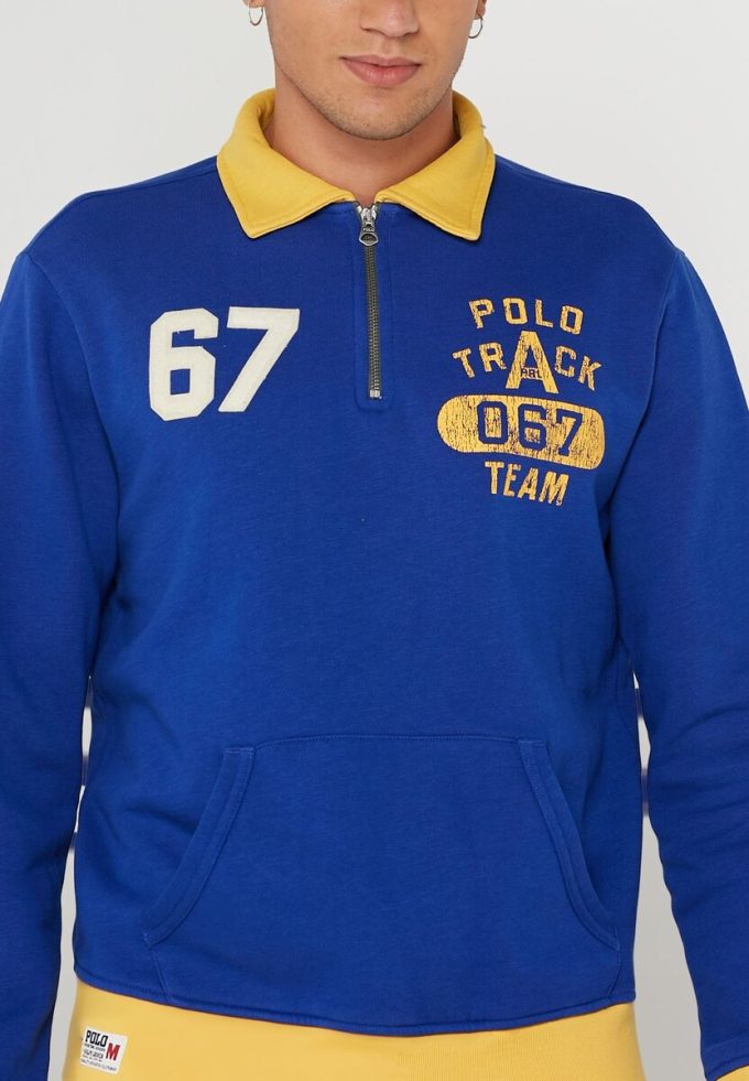 Blaues Ralph Lauren Essential Sweatshirt für Herren