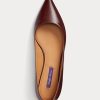 Braune Ballerinas aus Kalbsleder von Ralph Lauren für Damen