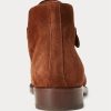 Braune Chelsea-Stiefel aus Wildleder von Ralph Lauren für Herren