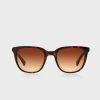 Braune Damen-Sonnenbrille „Tortoise Wayfarers“ von Ralph Lauren 0RA5206