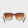 Braune Damen-Sonnenbrille „Tortoise Wayfarers“ von Ralph Lauren 0RA5206