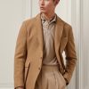 Braune Herren Ralph Lauren Hadley Sportblazer aus strukturiertem Wolltwill