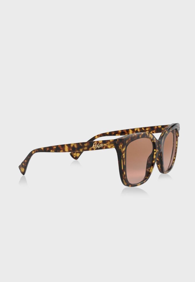 Braune quadratische Sonnenbrille 0RA5265 für Damen von Ralph Lauren